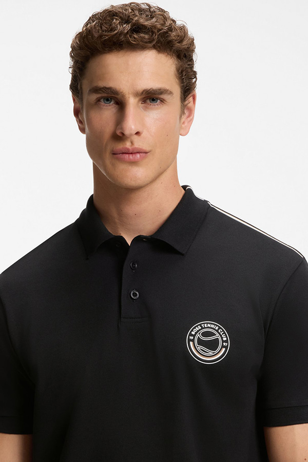 ΜΠΛΟΥΖΑ POLO BOSS - 001 ΜΑΥΡΟ